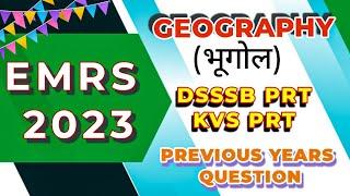 EMRS Geography PYQ  PGT Exam 2023  emrs exam date 2023 #emrs #pyq