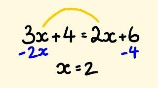 Algebra Shortcut Trick  - how to solve equations instantly 2