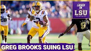 Former LSU safety Greg Brooks disabled Sues LSU