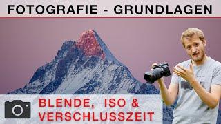 Grundlagen der Fotografie – Belichtung einfach erklärt Blende ISO & Verschlusszeit