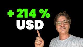 USD GANA 214 % EN DOLARES EN 6 MESES 