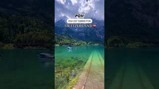 Swiss landscape is calling and you must go  #ytshorts #nidhinagori #jobs