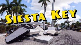 Siesta Key Florida Severely Damaged By Hurricane Helene - Aftermath Tour