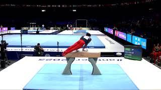 RICHARD Frederick USA_2023 Artistic Worlds Antwerp BEL_Qualifications_Pommel Horse