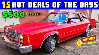 Today’s Best Budget Friendly Finds 15 Classic Cars Priced $850 to $10000