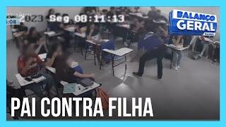 Pai invade escola e ameaça a própria filha de 15 anos