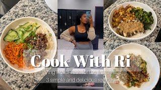 COOK WITH RI  TRYING HELLO FRESH FOR THE 1ST TIME  3 HEALTHY AND DELICIOUS MEALS