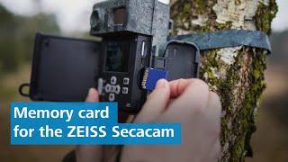 What memory card do I use for my ZEISS Secacam?