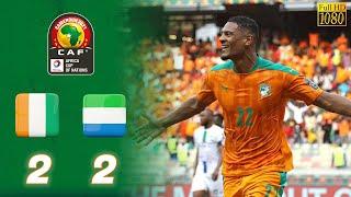 Pantai Gading 2 vs Sierra Leone 2  Hasil Piala Afrika 2022  Extended Highlights & All Goals
