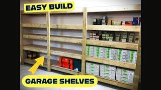 How To Build Garage Shelving UK  Workshop shelves