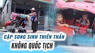 Bất ngờ với cặp song sinh THIÊN THẦN KHÔNG QUỐC TỊCH trên chiếc xe nôi di động của mẹ  Bùi Hồ TV