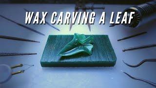 Wax Carving  Making a Leaf Pendant