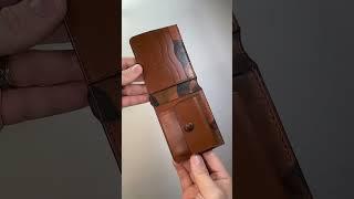 Available on my etsy shop link in my channel video #6 #handmade #leather #leathercraft #pdf #wallet