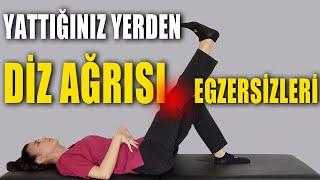 YATTIĞINIZ YERDEN DİZ AĞRISI EGZERSİZLERİ #aktifizyo #dizağrısı #fiziktedavi