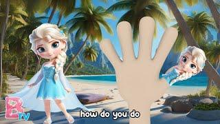 FROZEN FINGER FAMILY SUMMER Nursery Rhymes & Kids Songs