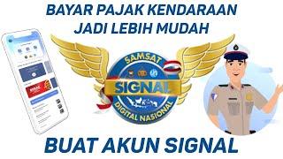 CARA DAFTAR APLIKASI BAYAR PAJAK KENDARAAN BERMOTOR‼️SIGNAL SAMSAT DIGITAL