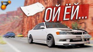 Оторвется ли НЕ ЗАКРЫТЫЙ КАПОТ на скорости в BeamNG Drive?