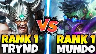 WHEN THE RANK 1 TRYNDAMERE MEETS THE RANK 1 DR. MUNDO BATTLE OF THE ONE TRICKS