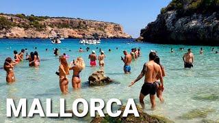   MOST STUNNING beach in MALLORCA  Spain  Caló des MORO  4K