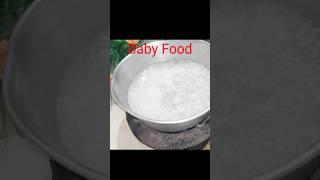 Baby food recipe of sago water baby first food #shorts #babyfood