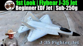 1st Look  Beginner EDF Jet  Flybear J35 EDF Jet 370mm Wingspan 4CH Gyro Sub 250g RTF