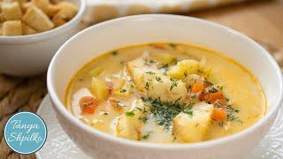 Вкуснейший Рыбный Суп за 30 Минут в Норвежском Стиле  Easy Cod Soup  Tanya Shpilko