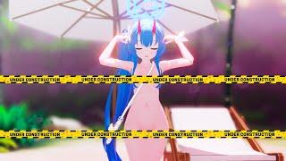 Ver#2【MMD R18 Blue Archive4K】《Waraku Chise 和楽チセ》《 粛聖 ロリ神レクイエム Shukusei Loli-Gami Requiem》