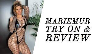 MarieMur Body Harness and Fishnet Bodysuit Unboxing Try On and Review.