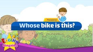 Possessive Whose bike is this? - Easy Dialogue - Role Play