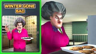 Scary Teacher 3D  miss T Winter Gone Bad Walkthrough iOS Android