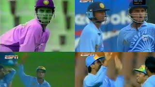 Sourav Gangulys All-round Batting & Fielding Performance vs Zimbabwe  1997