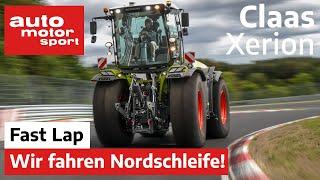 Claas Xerion 5000 Trac VC Wir fahren Nordschleife engl. subtitles Fast Lap  auto motor & sport