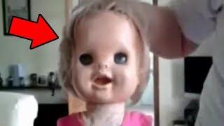 5 Creepy Dolls MOVING  Top 5 HAUNTED Dolls Caught On Tape 