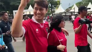 LESTI BILAR DUKUNG INDONESIA BERSAMA SUPPORTER INDONESIA LAINNYA