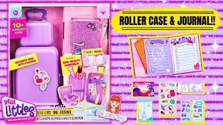 Unboxing REAL LITTLES Purple Roller Case & Journal