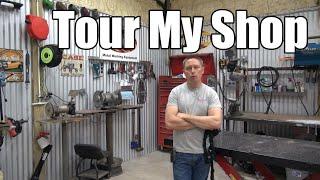 Tour My Badass Mancave Shop - Tools Tools & More Tools