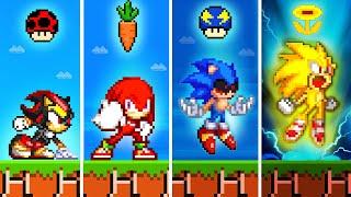 Super Mario Bros. but Sonic Has MORE Custom Mario All Power-Up