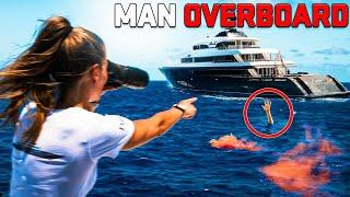 Superyacht Emergency Man Overboard Rescue Mission