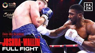 FULL FIGHT  Anthony Joshua vs. Otto Wallin The Day of Reckoning