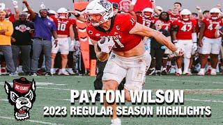Payton Wilson 2023 Regular Season Highlights  NC State LB
