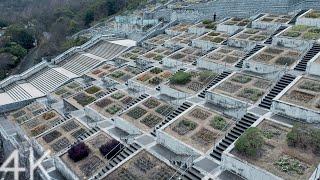 【4K】Walking around Tadao Andos works on Awaji Island  Rainy day