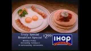 IHOP Commercial 1994