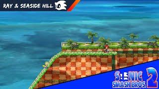OUTDATEDRay the Flying Squirrel & Seaside Hill Showcase  Sonic Smash Bros 2