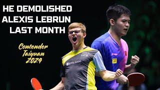 Alexis Lebrun vs Lin Shidong  Can he avenge his loss last time? WTT Taiyuan 2024  PPTV Review