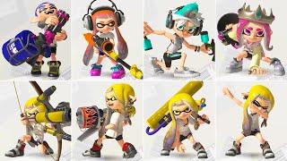 Splatoon 1 2 & 3 - All Winning & Losing Animations + Emotes DLC Included