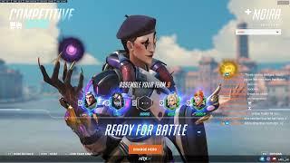 Making GM Widowmakers look like BRONZE Moira Overwatch 2 Gameplay