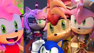 Sonic and Amy Rusty Thorn & Black Rose all scenes  Sonic Prime