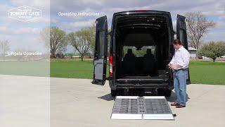 Tommy Gate - Cantilever Series - Operational Video Ford Transit