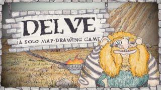 Delving Deeper- Delve A Solo Map-Drawing Game