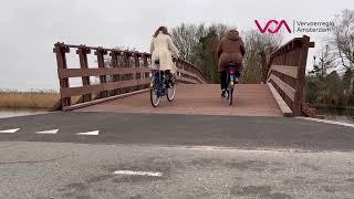 Nieuwe fietsbrug en doorfietsroute langs Zwarte Gouw